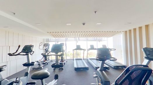 3D视图 of the Communal Gym at Cetus Beachfront