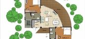 Поэтажный план квартир of Pattaya Country Club Home & Residence