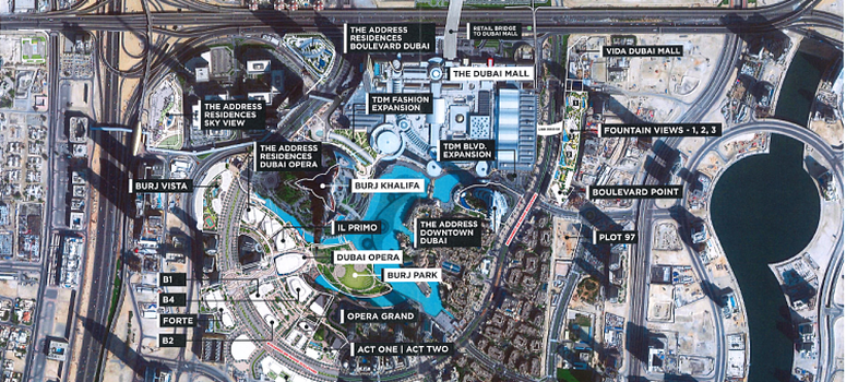 Master Plan of Vida Residences Dubai Mall - Photo 1