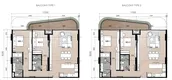 Unit Floor Plans of CASCADE Bangtao Beach - Phuket