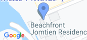 Map View of Beachfront Jomtien Residence