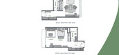 Unit Floor Plans of Oakwood Residence Thonglor