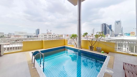 3D视图 of the 游泳池 at Citrine Sathorn-Taksin