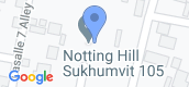 Map View of Notting Hill Sukhumvit 105