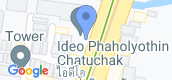 地图概览 of Ideo Phaholyothin Chatuchak