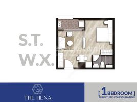 1 Schlafzimmer Appartement zu verkaufen im The Hexa condo - Unit Type S, Ruessei Kaev