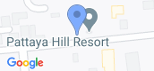 地图概览 of Pattaya Hill Resort