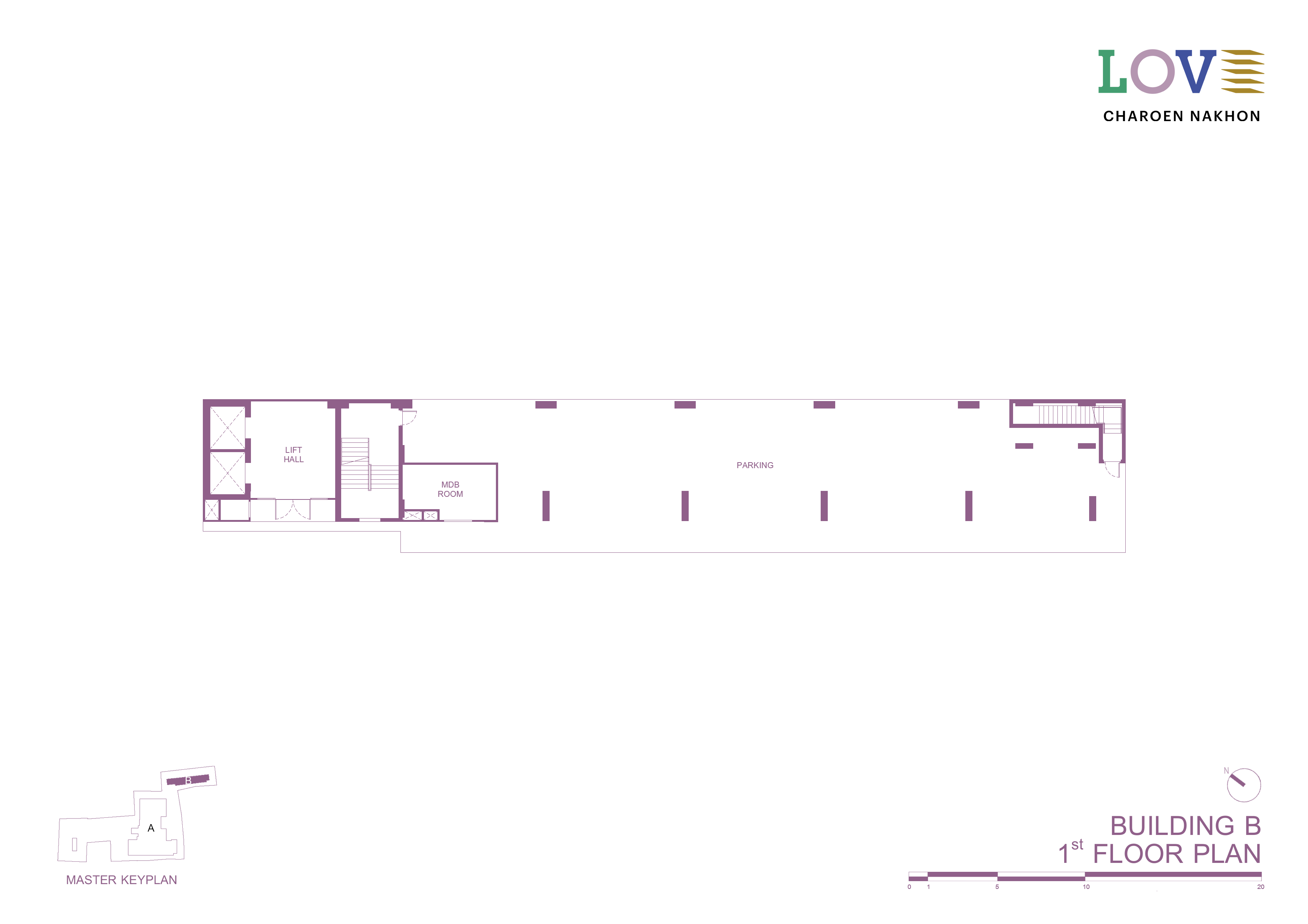 Building Floor Plan of เลิฟ เจริญนคร - ชั้น 1