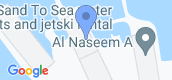 지도 보기입니다. of Al Naseem Residences B