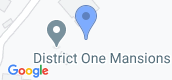 Map View of District One Residences (G+12)
