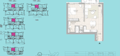 Unit Floor Plans of Bluewaters Residences