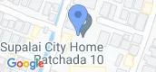Просмотр карты of Supalai City Homes Ratchada 10