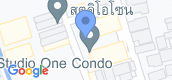 地图概览 of Studio One Zone Condo