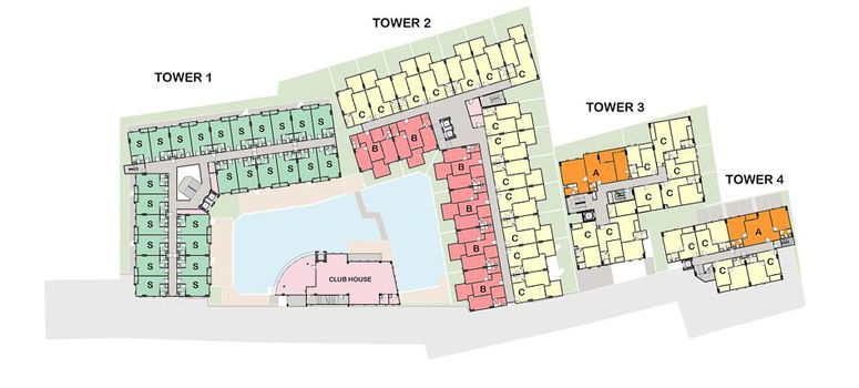 Master Plan of แกรนด์ ทรี คอนโด - Photo 1