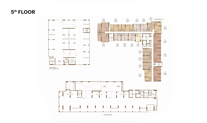 Building Floor Plan of XT10 Ekkamai - ชั้น 5