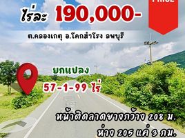  Grundstück zu verkaufen in Khok Samrong, Lop Buri, Khlong Ket, Khok Samrong