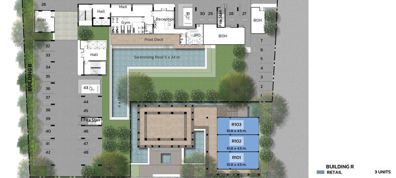 Master Plan of ดิ โอโซน โอเอซิส คอนโดมิเนียม - Photo 1