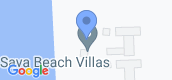地图概览 of Sava Beach Villas