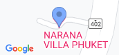 地图概览 of Narana Villa Phuket