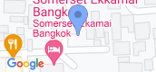 地图概览 of Somerset Ekamai Bangkok