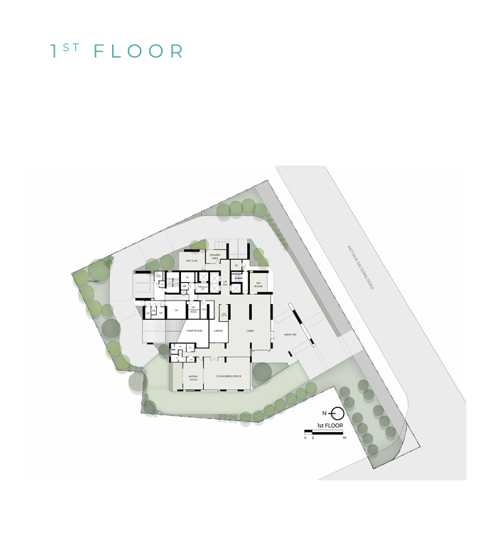 Building Floor Plan of เทตต์ พัทยา - ชั้น 1