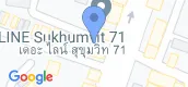 Map View of The Line Sukhumvit 71