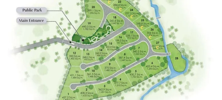 Master Plan of The Pano Baan Suan Loch Palm - Photo 1