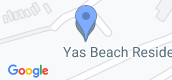 지도 보기입니다. of Yas Beach Residences