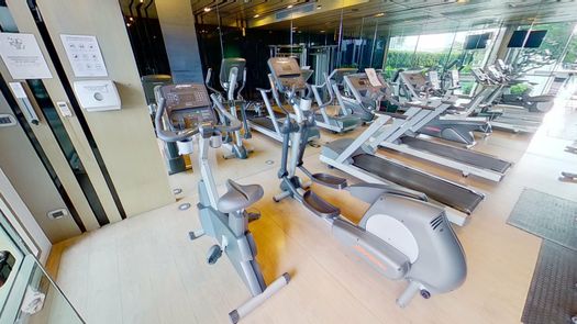 3D视图 of the Gym commun at Quattro By Sansiri