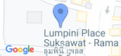 地图概览 of Lumpini Place Suksawat - Rama 2