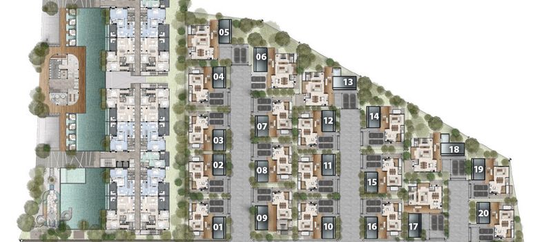 Master Plan of Zensiri Jomtien Residences - Photo 1