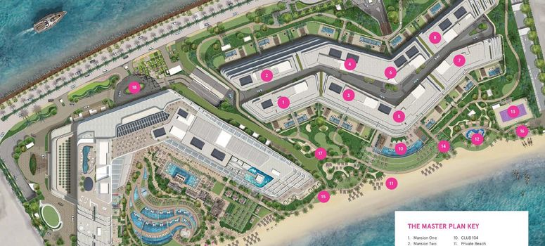 Master Plan of W Residences Palm Jumeirah - Photo 1