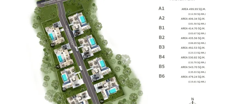 Master Plan of ภูวนา พูล วิลล่า เฟส 3 - Photo 2