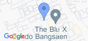 지도 보기입니다. of The Blu X Bangsaen
