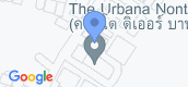 Vista del mapa of The Urbana Nontaburi