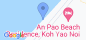 Vista del mapa of An Pao Beach Residence