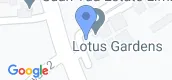 지도 보기입니다. of Lotus Gardens