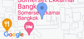 Vista del mapa of Somerset Ekamai Bangkok