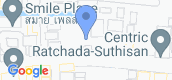 Vista del mapa of City Room Ratchada-Suthisan