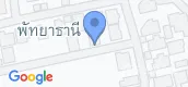 지도 보기입니다. of Pattaya Thani