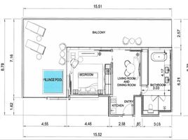 1 спален Квартира на продажу в sensoria at Five Luxe, Al Fattan Marine Towers