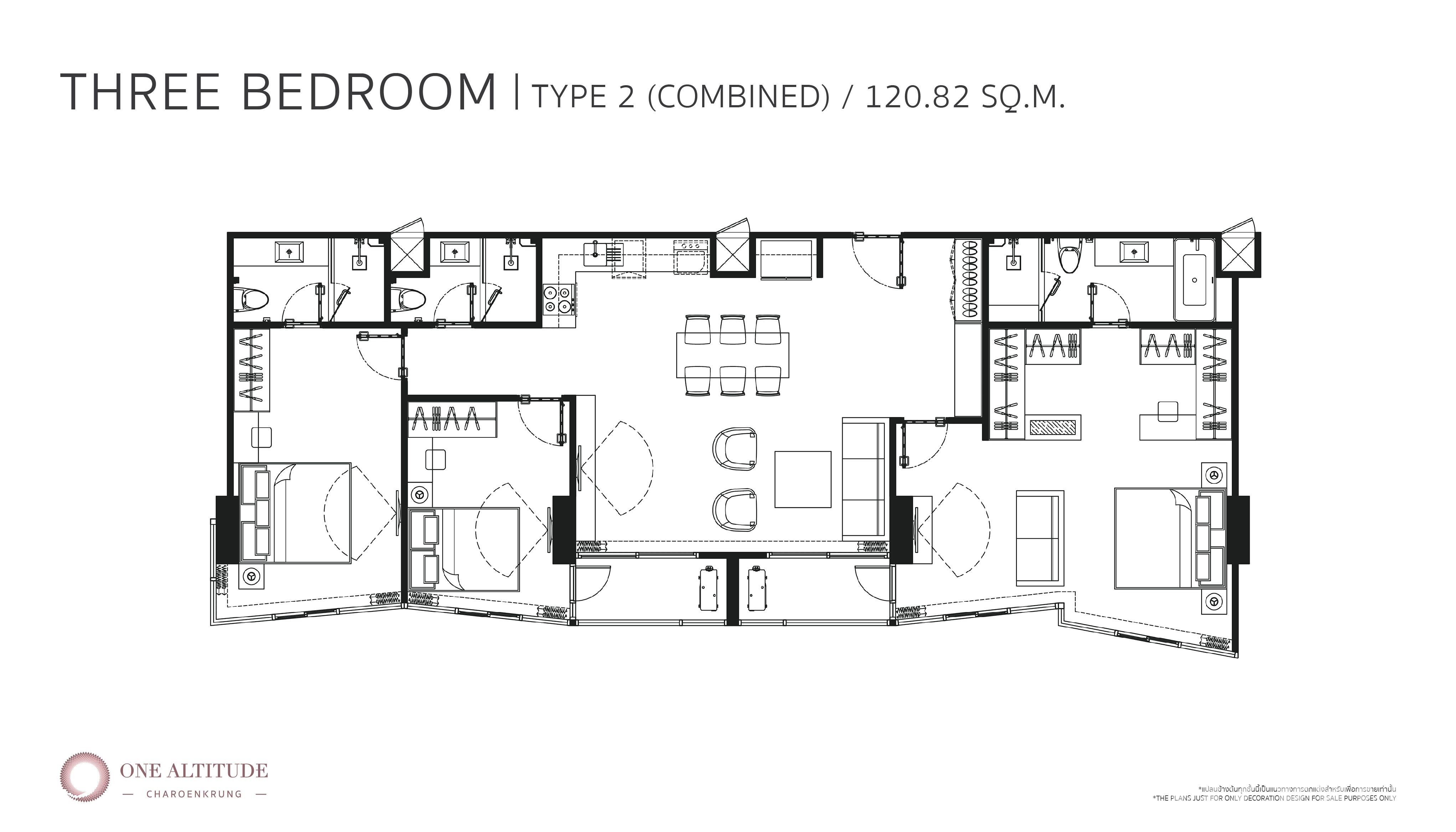 For sale 3 Beds condo in Bang Kho Laem, Bangkok