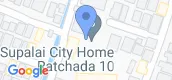 Map View of Supalai City Homes Ratchada 10