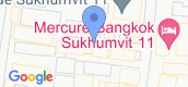 Vista del mapa of The Key Premier Sukhumvit 