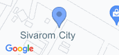 Map View of Sivarom City Nikhompattana-Rayong