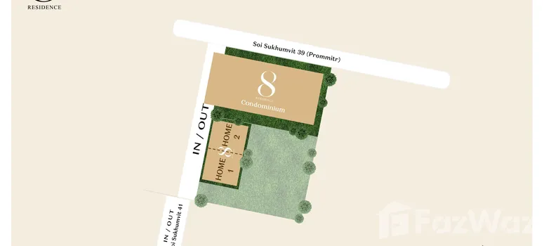 Master Plan of 8 เรสซิเดนซ์ โฮม - Photo 1