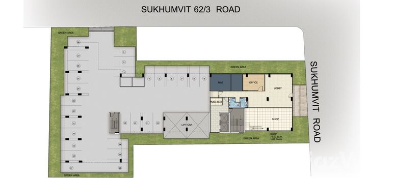 Master Plan of ฮิว สุขุมวิท - Photo 1