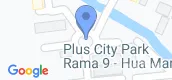 マップビュー of Plus City Park Rama 9-Hua Mark 