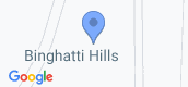 Vista del mapa of Binghatti Hills