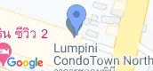 Vista del mapa of Lumpini Condo Town North Pattaya-Sukhumvit